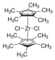 Bis(pentamethylcyclopentadienyl)zirconium dichloride Chemical Structure